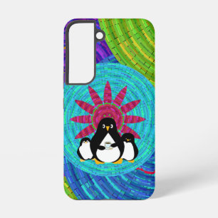 Coque Samsung Galaxy Manchots BoHo