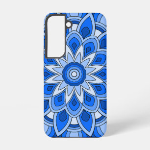 Coque Samsung Galaxy Mandala en bleu