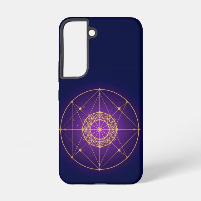 Coque Samsung Galaxy Mandala Sacré Céleste – Géométrie Mystique (Verso)