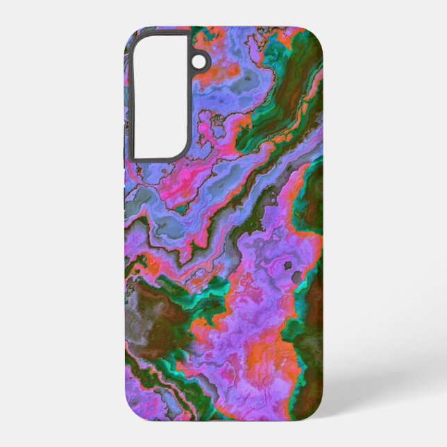 Coque Samsung Galaxy Marbre acidulé  (Verso)