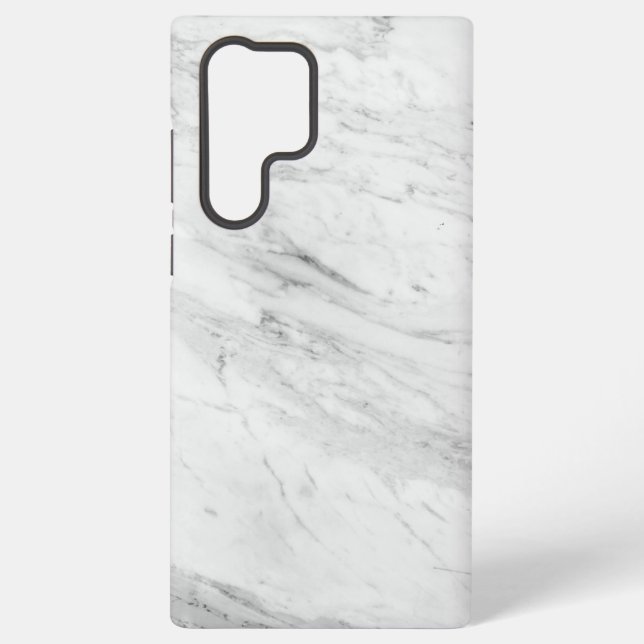 Coque Samsung Galaxy Marbre blanc (Verso)