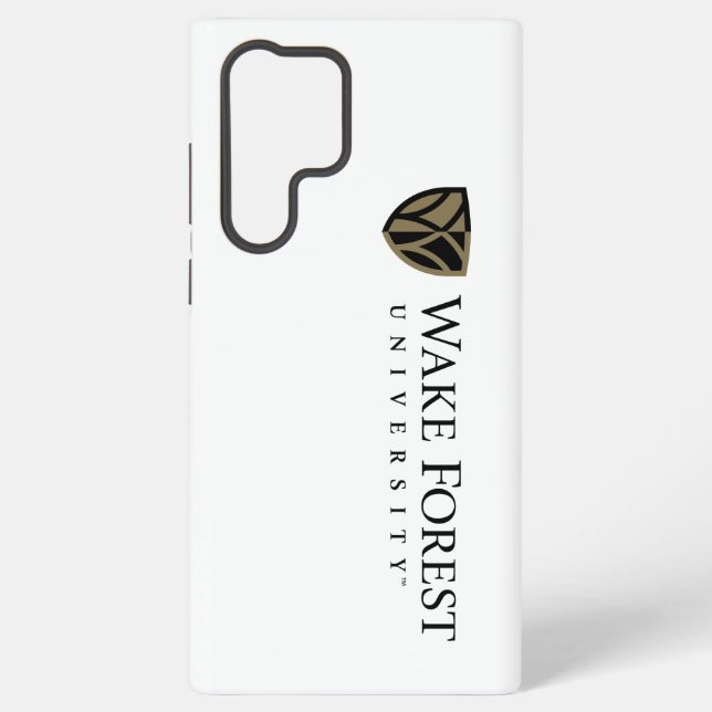 Coque Samsung Galaxy Marque déposée de l'Université Wake Forest (Verso)