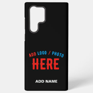 COQUE SAMSUNG GALAXY MARQUE VERIFIEE NOIRE PERSONNALISABLE MODERNE ET C