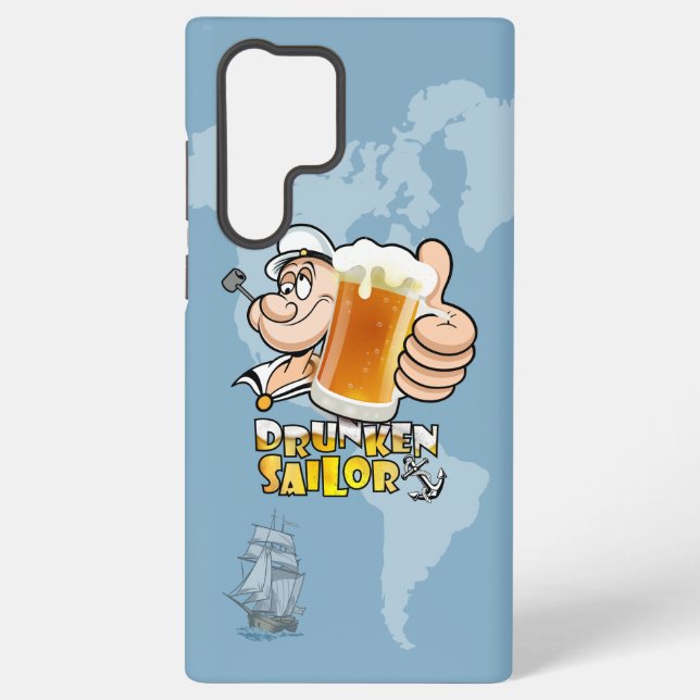 Coque Samsung Galaxy Matelot ivre | (Verso)
