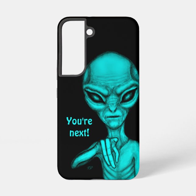 Coque Samsung Galaxy Mauvais Alien, Tu es le prochain ! (Verso)