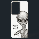 Coque Samsung Galaxy Mauvais Alien, Tu es le prochain !<br><div class="desc">Alien gris, dessin au crayon d'art Imaginaire par Krisi ArtKSZP >>> Autres produits dans la catégorie Boutique >>> Alien >>>>> Mauvais Alien</div>