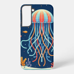 Coque Samsung Galaxy méduse marine/plage/côtière