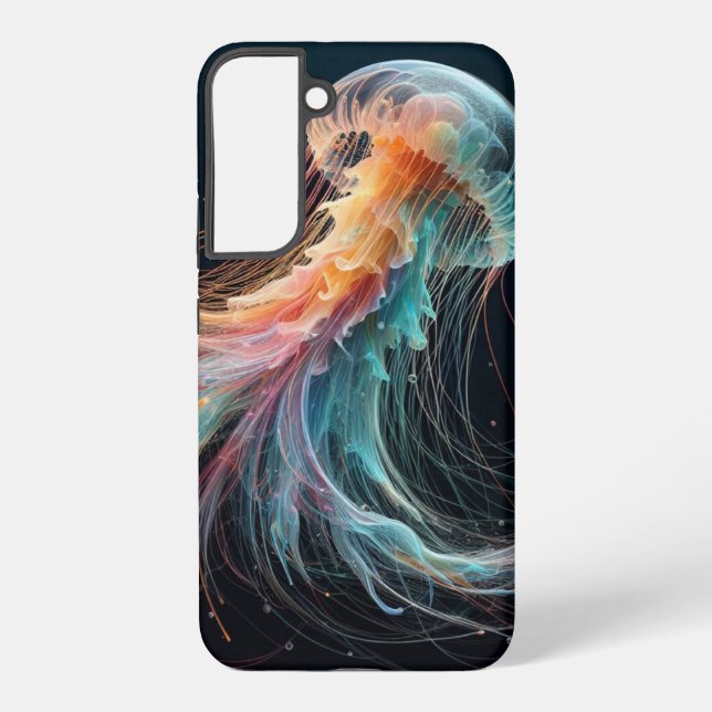 Coque Samsung Galaxy méduse marine/plage/côtière (Verso)