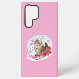 Coque Samsung Galaxy Meilleure housse rose avec un adorable chiot