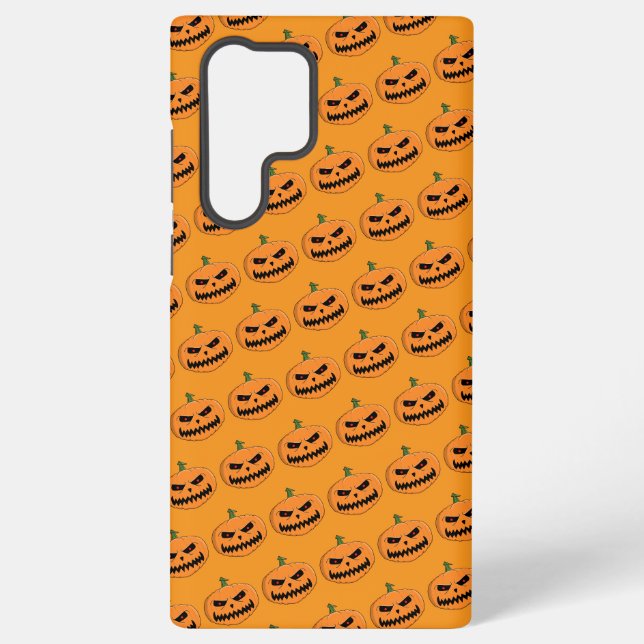 Coque Samsung Galaxy Menacer Jack O'Lantern Halloween (Verso)
