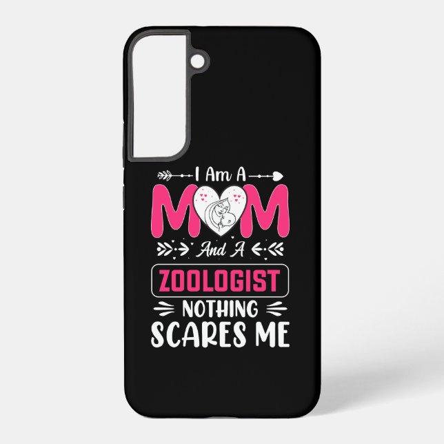 Coque Samsung Galaxy Mère zoologue drôle, Mère zoologue (Verso)