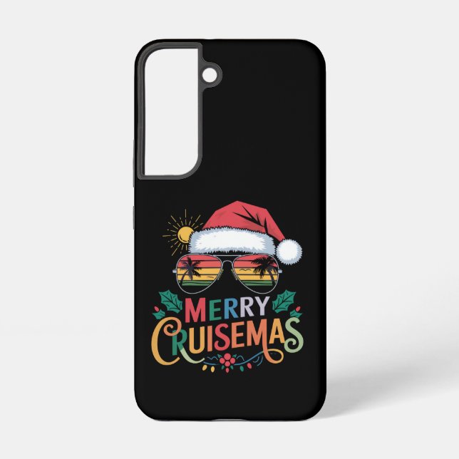 Coque Samsung Galaxy Merry Cruisemas 2024 Noël Père Noël Reindeer (Verso)