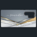 Coque Samsung Galaxy Métal 3-D look Calligraphie Or Monogramme Diamant<br><div class="desc">Toute parties scintillant ou diamants dans le design sont des photos et simulés. Cette conception peut être personnalisée dans la zone fournie en modifiant la photo et/ou le texte. Vous pouvez également le customiser en cliquant sur Personnaliser ce Modèle, puis en choisissant l'option cliquer pour customiser et supprimer ou modifier...</div>