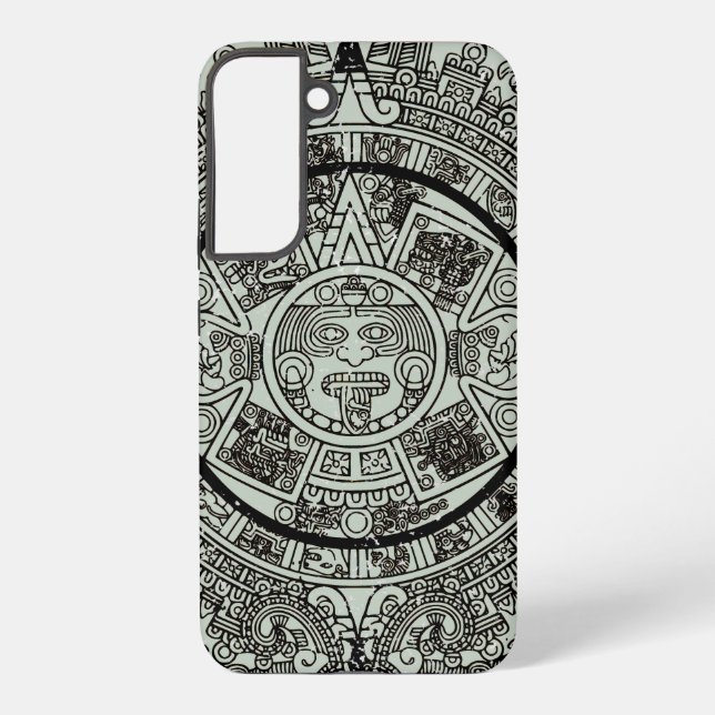 Coque Samsung Galaxy Mexicaine Aztec Sun Stone Maya Calendrier 1 (Verso)