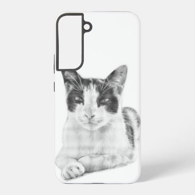 Coque Samsung Galaxy Miaou Demi-teinte (Verso)