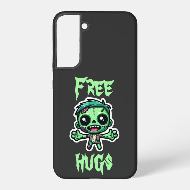 Coque Samsung Galaxy Mignonne, drôle de zombie (Verso)