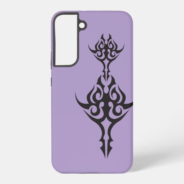 Coque Samsung Galaxy Minimal Black Ink Tattoo Style Artwork (Verso)