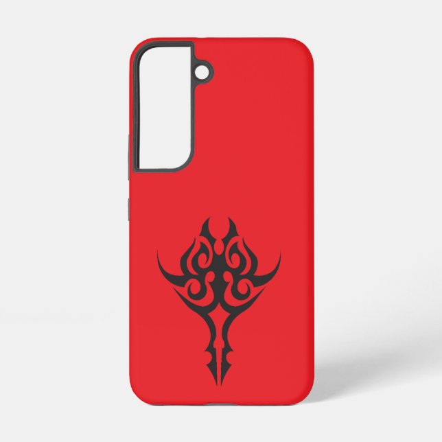 Coque Samsung Galaxy Minimal Black Ink Tattoo Style Artwork (Verso)