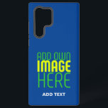 COQUE SAMSUNG GALAXY MODÈLE DE TEXTE D'IMAGE BLEU MODERNE MODIFIABLE<br><div class="desc">IL S'AGIT D'UNE CONCEPTION ADAPTÉE AUX CLIENTS.VOUS POUVEZ CHANGER,  REdimensionner OU AJOUTER LOGO,  PHOTO,  TEXTE ET COULEURS COMME VOUS VOULEZ.MERCI.</div>