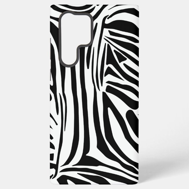 Coque Samsung Galaxy Modèle Zèbre (Verso)