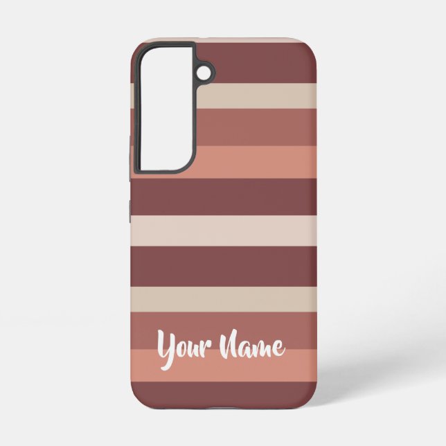 Coque Samsung Galaxy Moderna Linear | Antique Rose & Copper sur mesure (Verso)