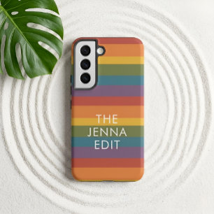 Coque Samsung Galaxy Moderna Linear   MCM Rainbow sur mesure