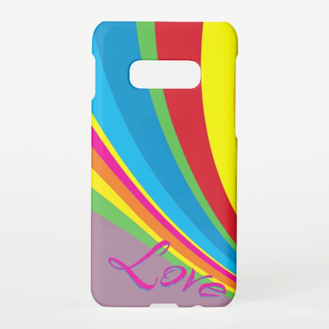 Coque Samsung Galaxy Mois de la fierté - Amour arc-en-ciel (Dos)