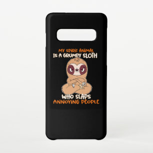 Coque Samsung Galaxy S10 Mon Animal D'Esprit Est Une Parodie Grumpy