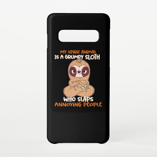 Coque Samsung Galaxy Mon Animal D'Esprit Est Une Parodie Grumpy (Dos)