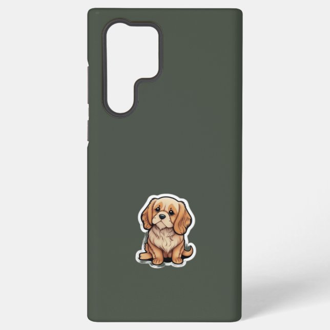 Coque Samsung Galaxy Mon chien coupé à la vanille Galaxy SM-S9210+SM-S9 (Verso)