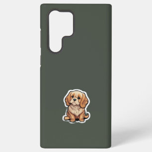 Coque Samsung Galaxy Mon chien coupé dans Galaxy SM-S9210+SM-S926 vanil