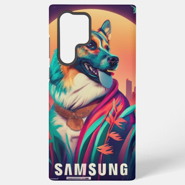 Coque Samsung Galaxy Mon mignon chien à la vanille Galaxy SM-S9210 ! (Verso)