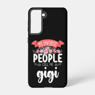 Coque Samsung Galaxy Mon peuple favori m'appelle la Fête des Mères Gigi
