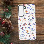 Coque Samsung Galaxy Monarch Mountain Colorado Ski Motif de snowboard<br><div class="desc">Un drôle de motif de ski hivernal pour la station de ski Monarch Mountain à Salida,  Colorado,  USA,  Amérique du Nord. Idée cadeau idéale pour les amateurs de sports d'hiver : ski,  snowboard,  freestyle,  ski de fond,  saut à ski.</div>