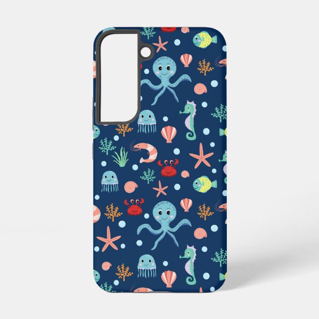 Coque Samsung Galaxy Monde Marin (Verso)