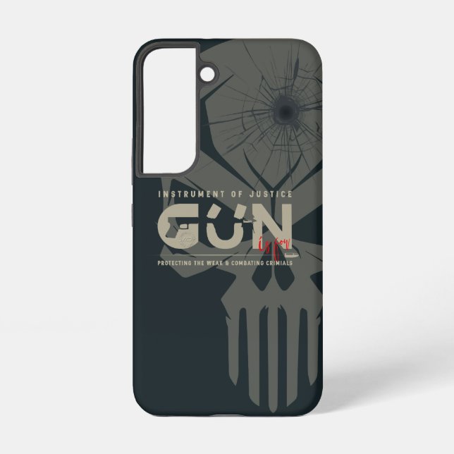 Coque Samsung Galaxy Monogram Art de Gun | (Mode sombre) (Verso)