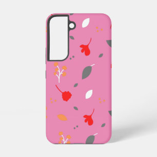 Coque Samsung Galaxy Monogramme Chic Flower rose Samsung Galaxy s 22