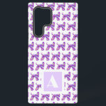 Coque Samsung Galaxy Monogramme de silhouette violette de chien de chie<br><div class="desc">Parfait pour n'importe quel amoureux des chiens, cet adorable Afghan Hound chien silhouette violet monogramme coque-maté coque iphone coque est sûr de faire votre téléphone look super mignon. Avec ses couleurs funky et sa silhouette de race de chien, vous n'aurez pas besoin de chercher plus loin pour un look élégant...</div>