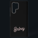 Coque Samsung Galaxy Monogramme et nom rose roux noir moderne<br><div class="desc">Le Monogramme et nom rose roux noir moderne Samsung Galaxy S22 Ultra Coque est doté d'un design élégant alliant élégance moderne et touche personnelle. Le coque est conçu dans un mélange sophistiqué de noir et de rose roux et poussiéreux, offrant un contraste élégant tout en mettant en évidence votre monogramme...</div>