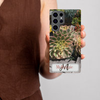 Monogramme personnalisé Jardin Succulent Océanside