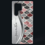 Coque Samsung Galaxy Monogramme Sirène Échelle Parties scintillant rose<br><div class="desc">Le design est une photo et les coques ne sont pas faits avec de la parties scintillant, des paillettes, des métaux ou des bois. Cette conception est également disponible sur d'autres modèles de téléphone. Choisissez Type de périphérique pour voir d'autres iPhone, Samsung Galaxy ou coques Google. Certains styles peuvent être...</div>
