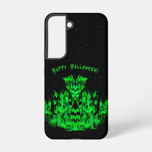 Coque Samsung Galaxy Monstre de flamme dans le ciel étoilé