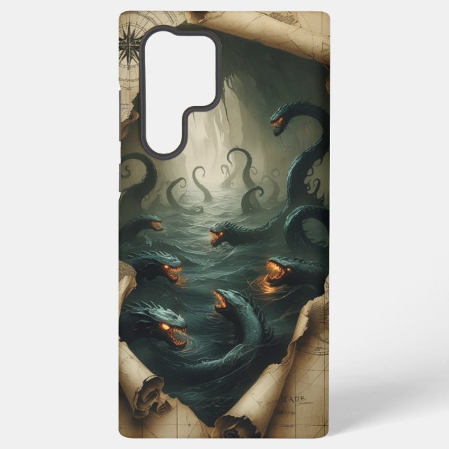 Coque Samsung Galaxy Monstre de mer mythique (Verso)