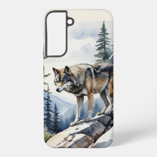 Coque Samsung Galaxy Montagne Nature sauvage Montagnes loups loups