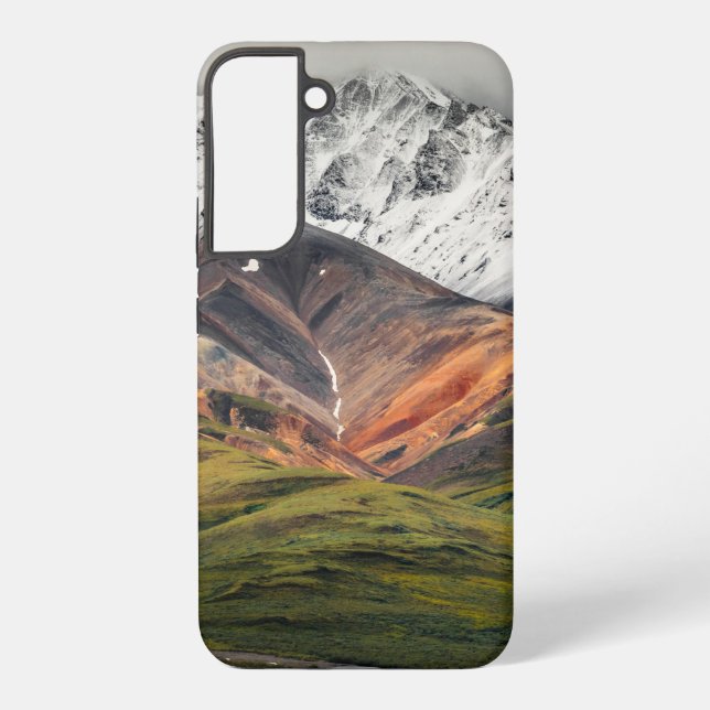 Coque Samsung Galaxy Montagne polychrome, Denali NP, Alaska (Verso)