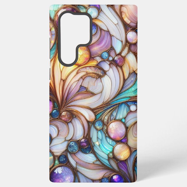 Coque Samsung Galaxy Mosaïque de verre teinté (Verso)
