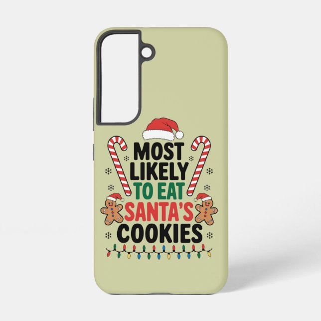 Coque Samsung Galaxy Most Likely To Eat Santas (Verso)