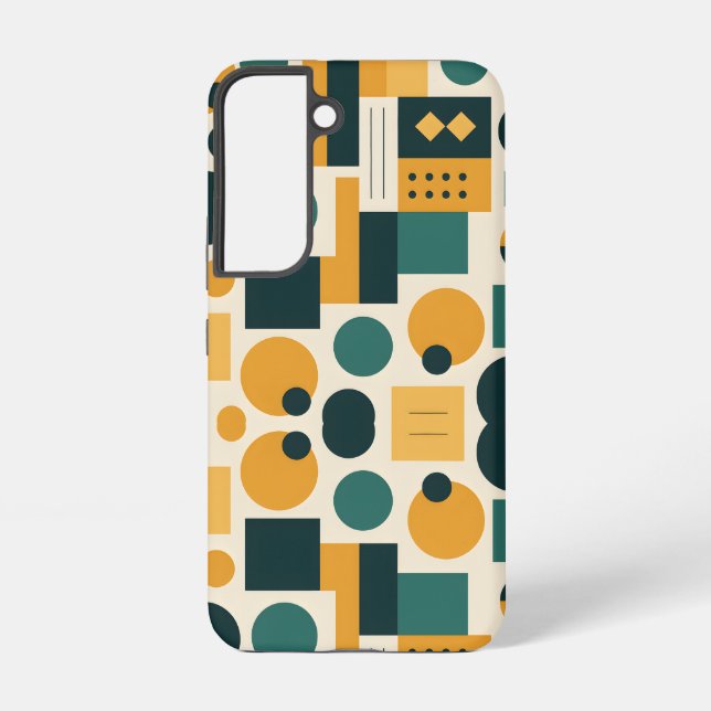 Coque Samsung Galaxy Motif abstrait Bauhaus (Verso)