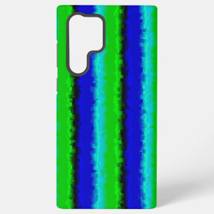 Coque Samsung Galaxy Motif arc-en-ciel bleu vert abstrait 3D