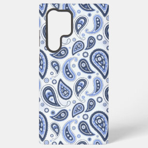 Coque Samsung Galaxy Motif Blue Paisley
